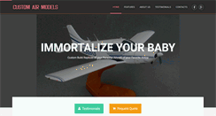 Desktop Screenshot of customairmodels.com